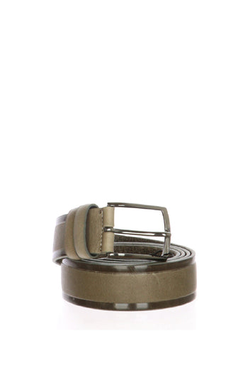 Cintura Uomo in Vera Pelle Fango e Marrone Made in Italy - 3