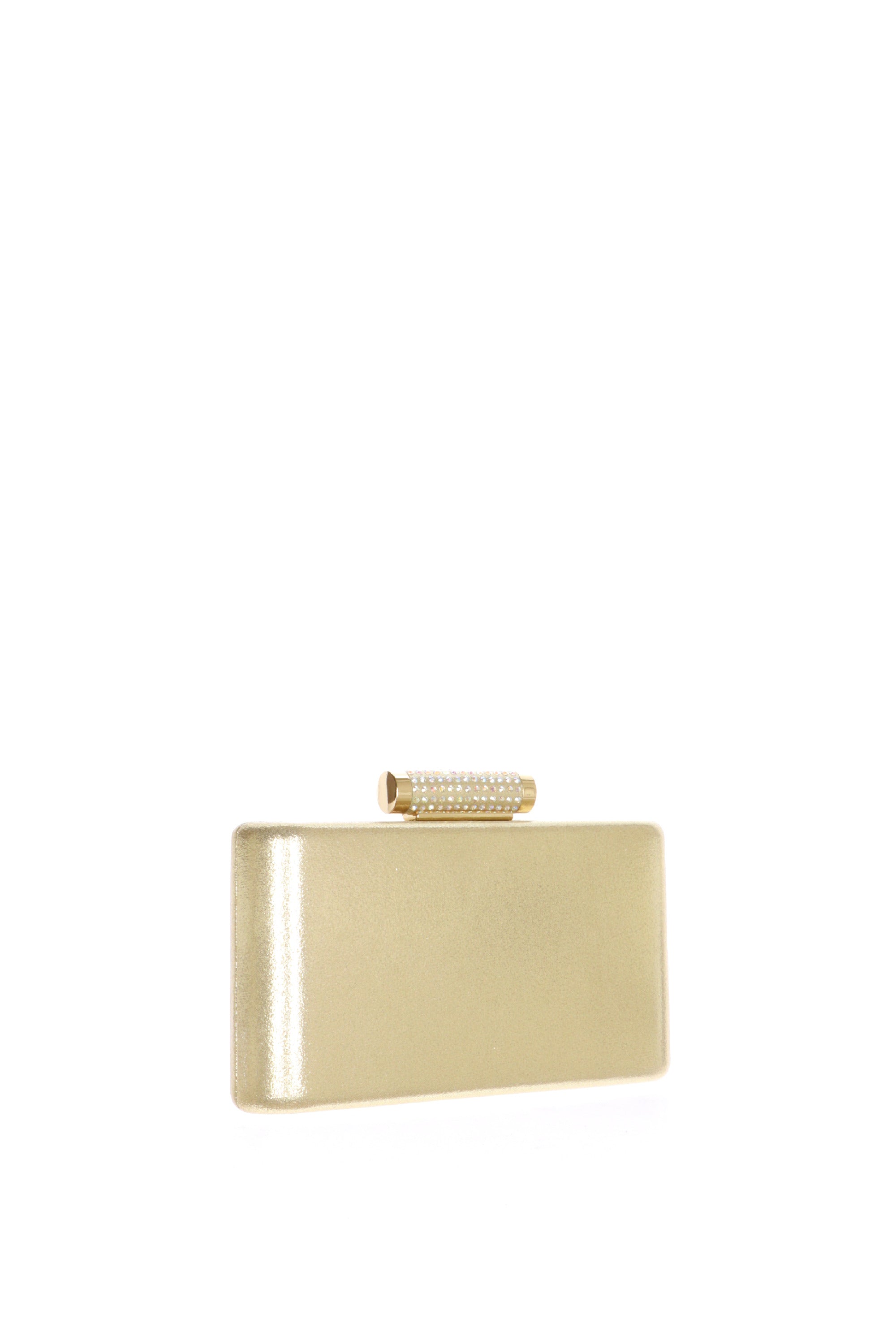 Clutch chiusura gioiello argento e oro Menbur