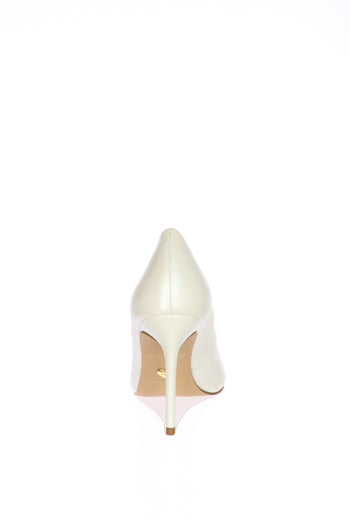 Decolletè bianco perla in pelle Tamaris - 4