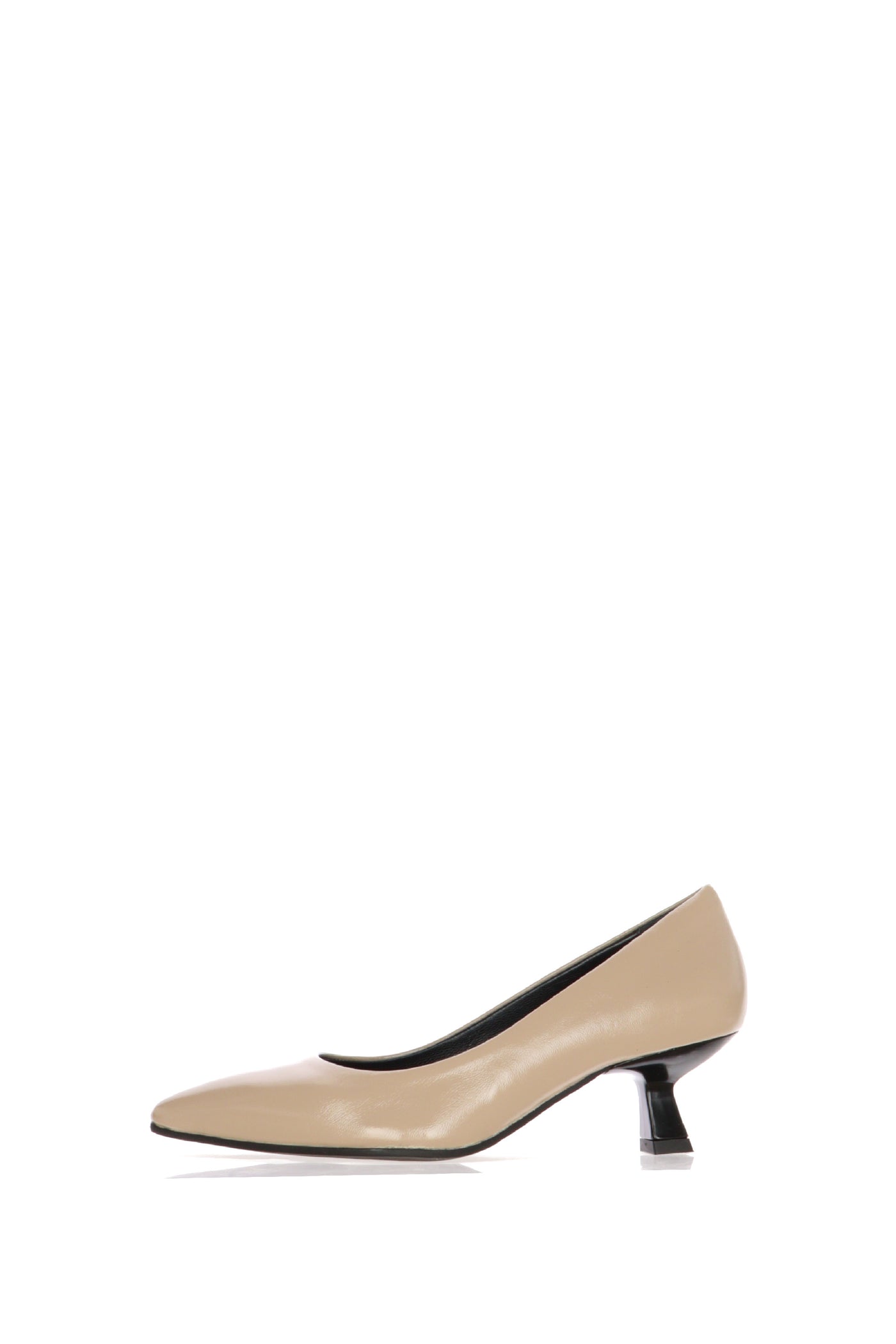 Decolletè donna nero e beige in pelle elegante numeri piccoli e grandi Donna Melluso
