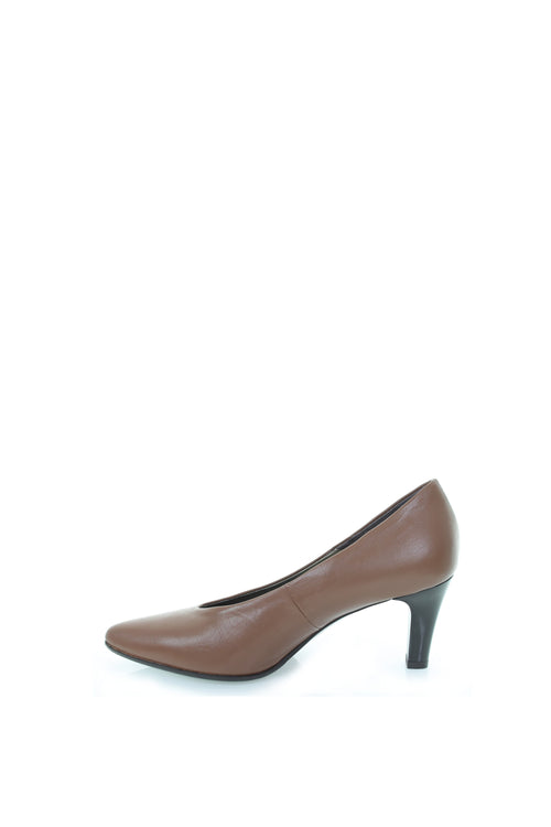 Decolletè in nappa nero o cuoio scollo a V Soffice Sogno - 1