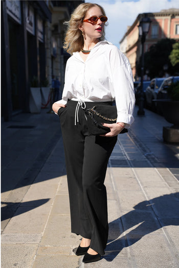 Decolletè in pelle nera con tacco sottile Tamaris - 3