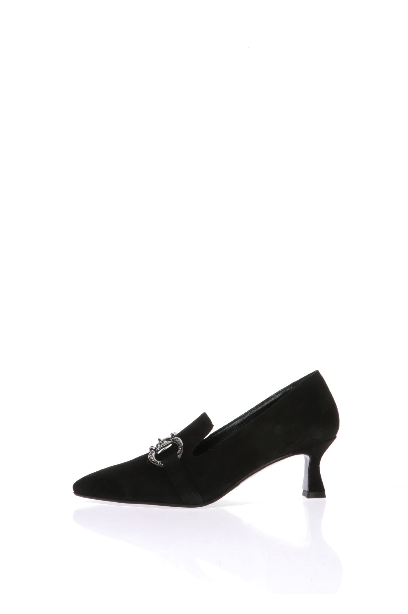 Decolletè mocassino in vero camoscio nero Melluso dal 33 al 44 2