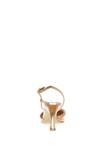 Slingback gioiello in pelle laminata Soffice Sogno - 5