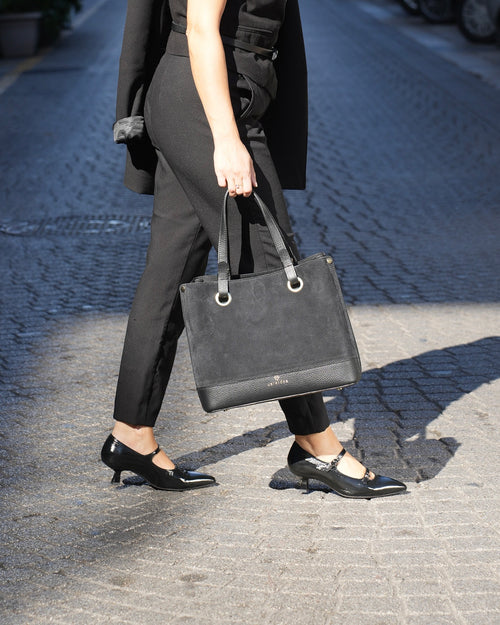 Decolletè in pelle lucida con fibbie Melluso - 2