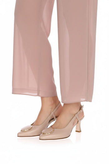 Slingback in nappa phard con tacco Soffice Sogno - 3