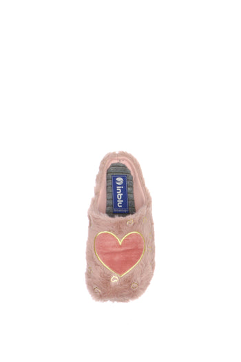 Pantofola in panno morbido con cuore Inblu ec87 - 5