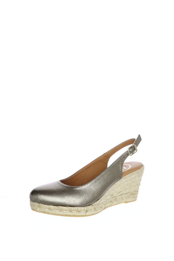 Espadrillas bronzo chiusa in punta Toni Pons - 3