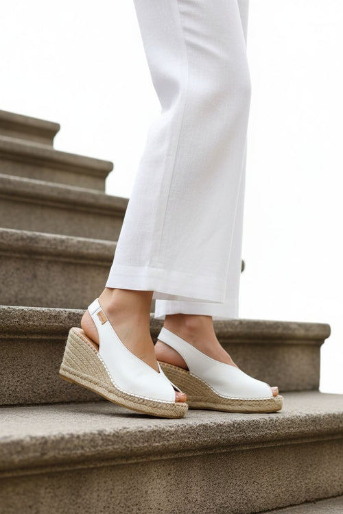 Espadrillas in pelle bianca Toni Pons - 2