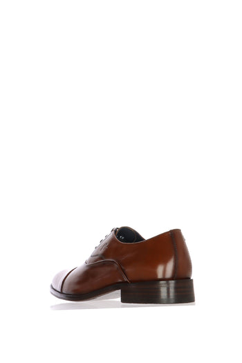 Scarpa allacciata oxford elegante cuoio - 3