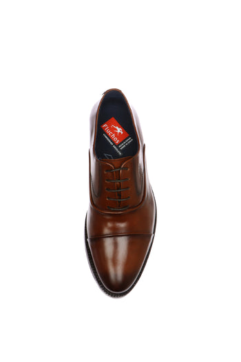 Scarpa allacciata oxford elegante cuoio - 5