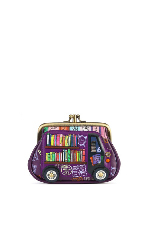The Vendula Travelling Library Bookshop - Portamonete con clip - 1