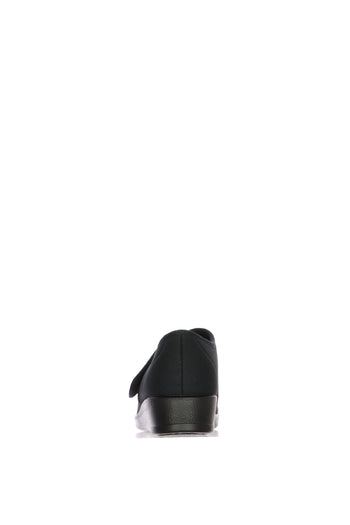 Pantoscarpa elasticizzata con velcro nero e blu Fly Flot - 9