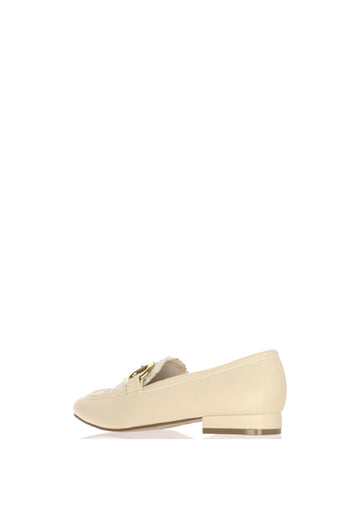 Faustulo decolletè mocassino beige Menbur - 3