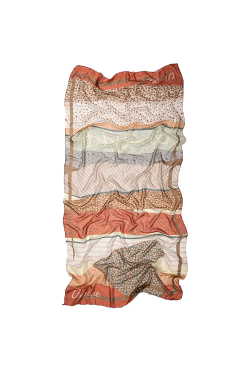 Foulard con stampa cuore - 1