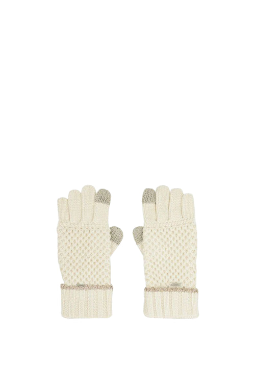 Guanti in maglia beige Anekke - 1