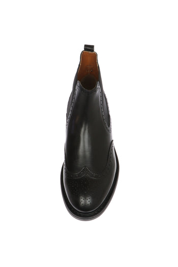 Stivaletto chelsea uomo in pelle nera Nero Giardini - 3