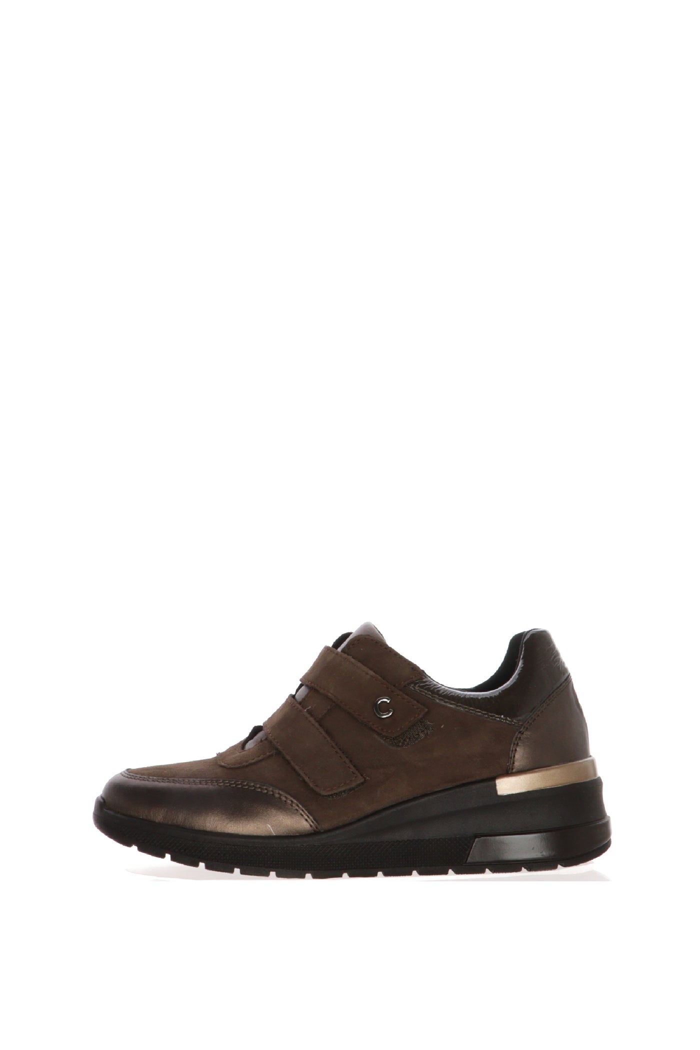 Sneakers marrone con strappi e plantare estraibile Cinzia Soft 2