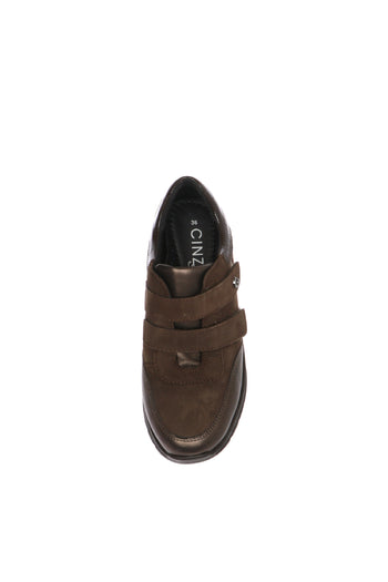Sneakers marrone con strappi e plantare estraibile Cinzia Soft - 4