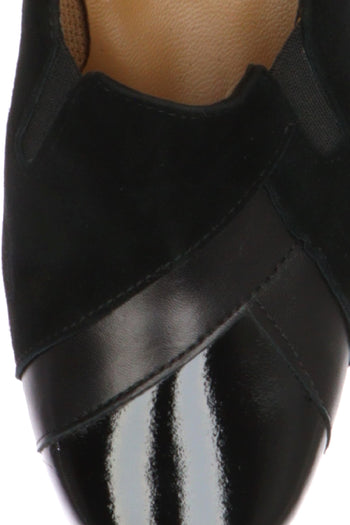 Mocassino nero classico con tacco basso Soffice Sogno - 3