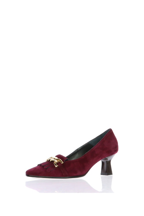 Decolletè con frangia bordeaux Soffice Sogno - 2