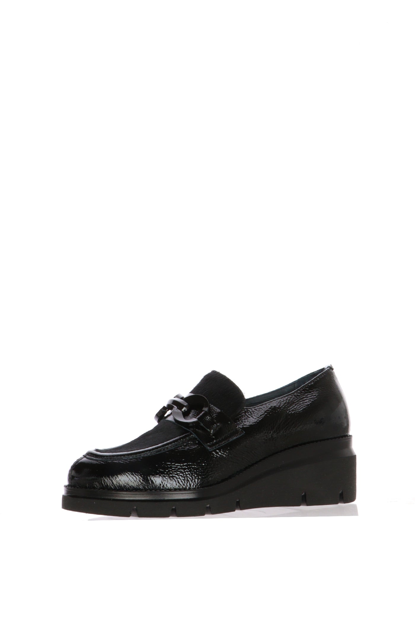 Mocassino tendenza nero naplack e cavallino Soffice Sogno 2