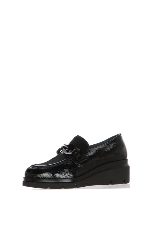 Mocassino tendenza nero naplack e cavallino Soffice Sogno - 2