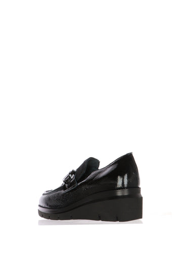 Mocassino tendenza nero naplack e cavallino Soffice Sogno - 5