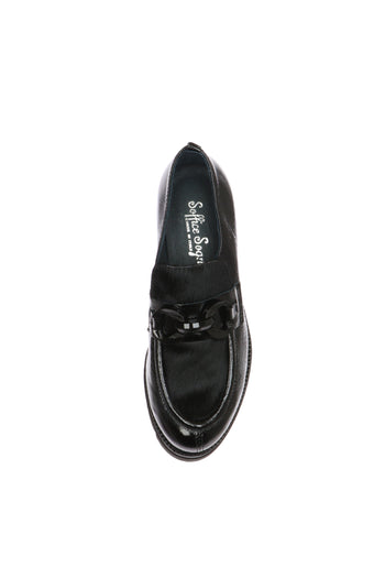 Mocassino tendenza nero naplack e cavallino Soffice Sogno - 4