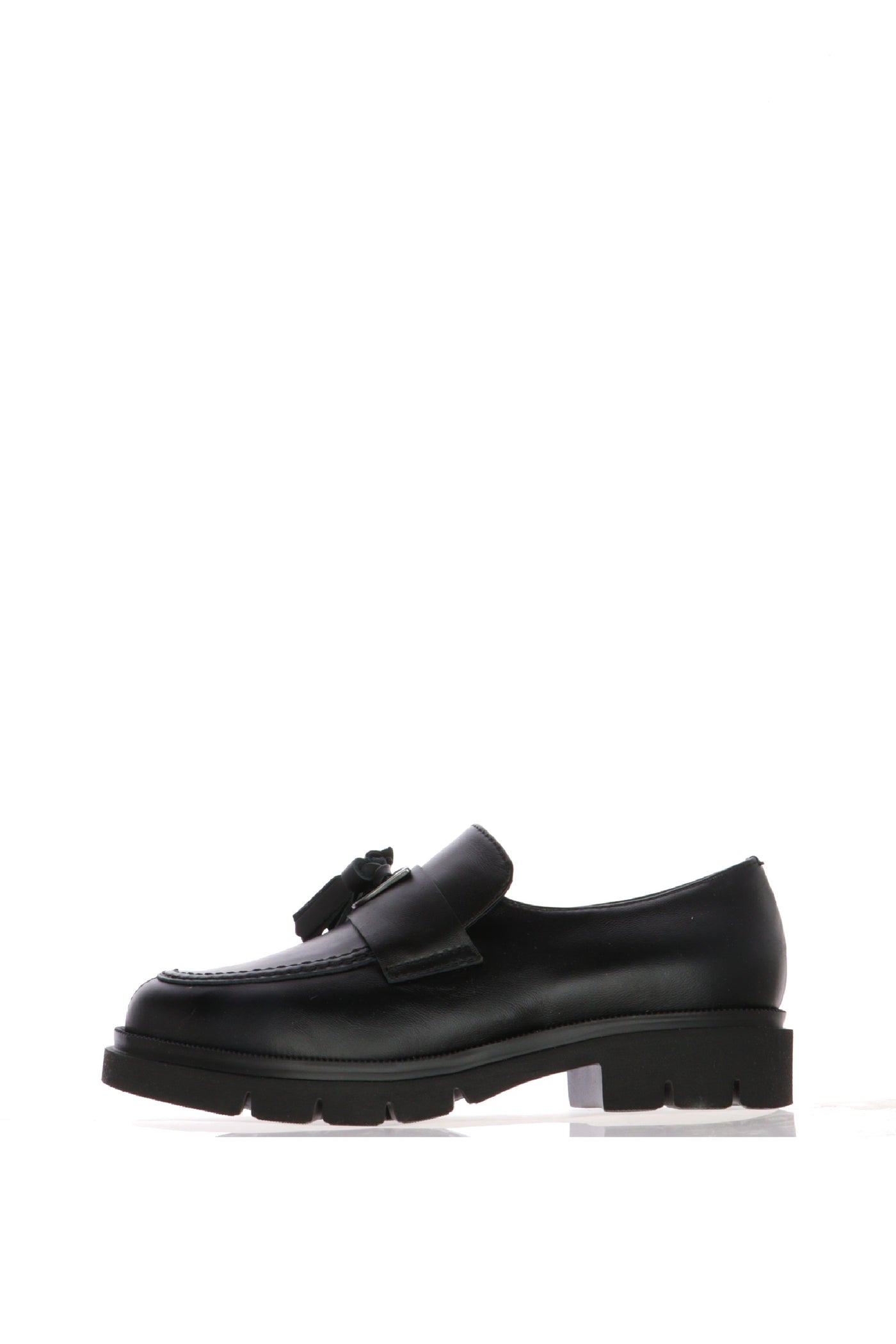 Mocassino tendenza in vera pelle nero  Soffice Sogno