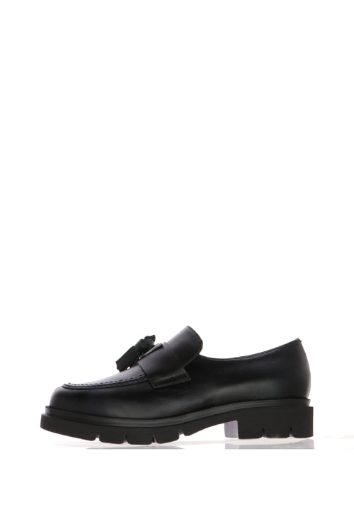 Mocassino tendenza in vera pelle nero  Soffice Sogno - 1