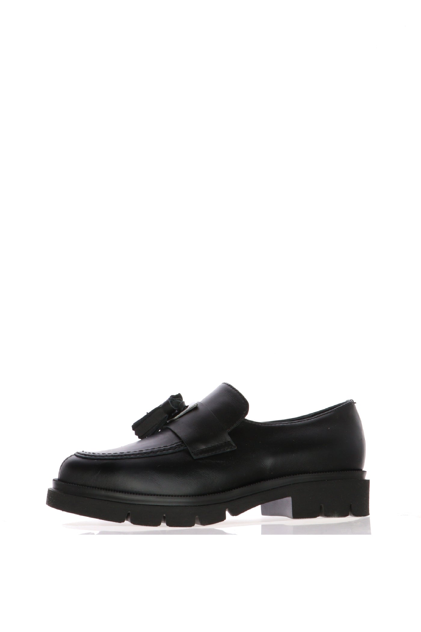 Mocassino tendenza in vera pelle nero  Soffice Sogno 2