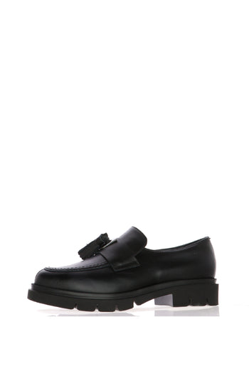 Mocassino tendenza in vera pelle nero  Soffice Sogno - 3