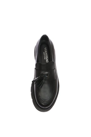 Mocassino tendenza in vera pelle nero  Soffice Sogno - 6