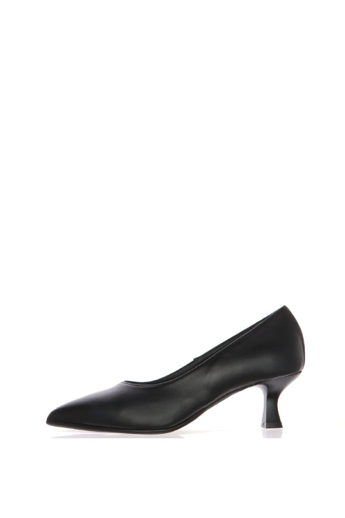 Décolleté Nere Eleganti con Tacco a Rocchetto  Soffice Sogno - 1