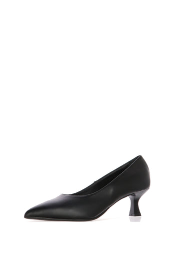 Décolleté Nere Eleganti con Tacco a Rocchetto  Soffice Sogno - 3