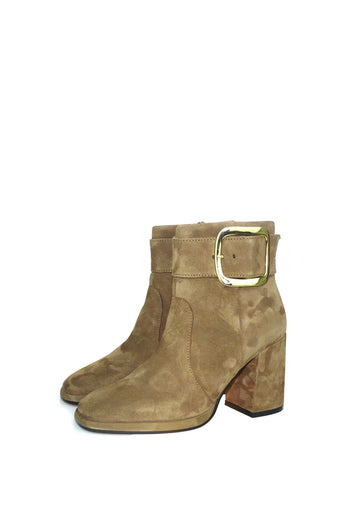 Tronchetto in camoscio con fibbia CafèNoir - 4