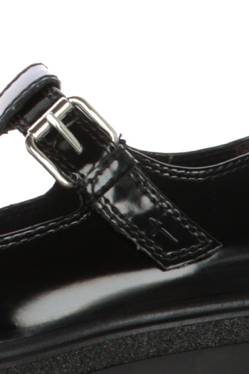 Mocassino Slipper tendenza nera in pelle abrasivata Tamaris - 4