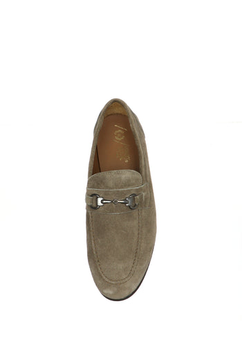 Mocassino camoscio taupe con morsetto Harry Sax - 4