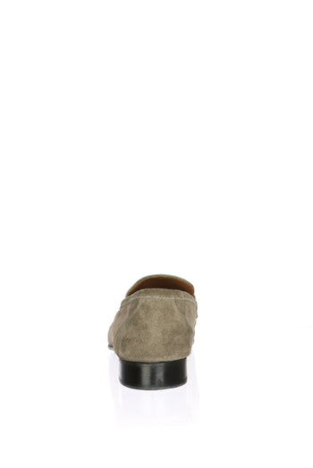 Mocassino camoscio taupe con morsetto Harry Sax - 5