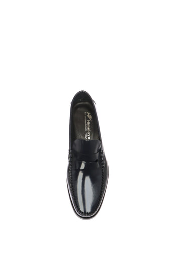 Mocassino college blu brasivato Himalaya - 4