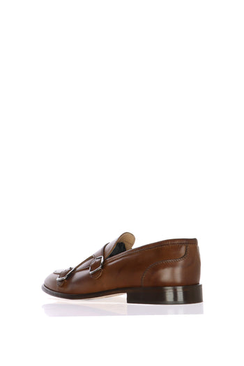 Mocassino con fibbie verde e cuoio I am - 8
