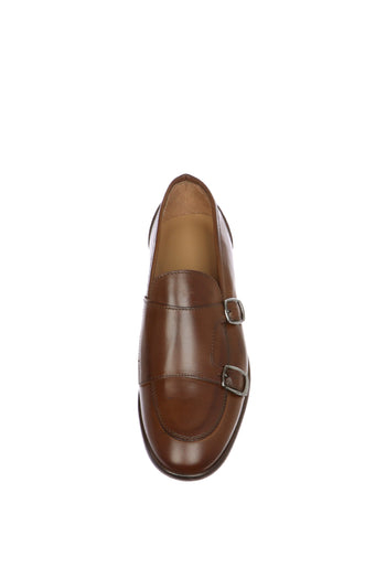 Mocassino con fibbie verde e cuoio I am - 5