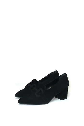 Mocassino in camoscio tacco basso Soffice Sogno - 3