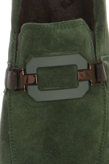 Mocassino in camoscio verde con plantare estraibille Ara Shoes - 6