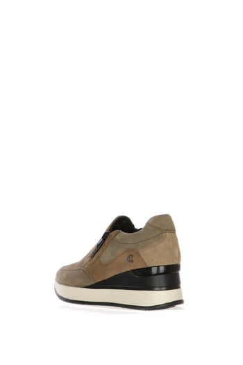 Mocassino in camoscio visone con cerniera Cinzia Soft - 6