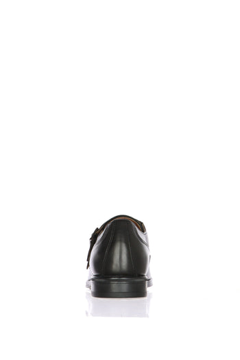 Mocassino in pelle nero doppia fibbia uomo Nero Giardini - 4