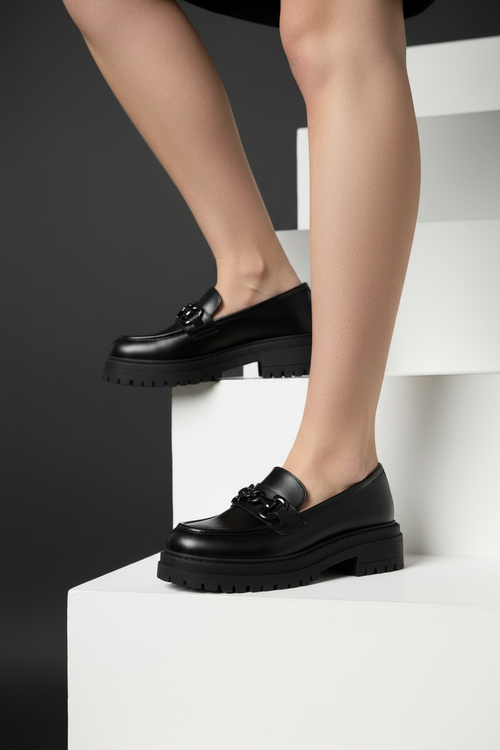 Mocassino in pelle stile vintage Nero Giardini - 2