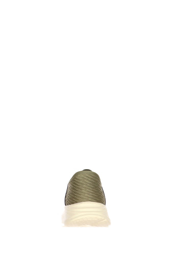 Mocassino in tessuto elastico verde oliva - 5