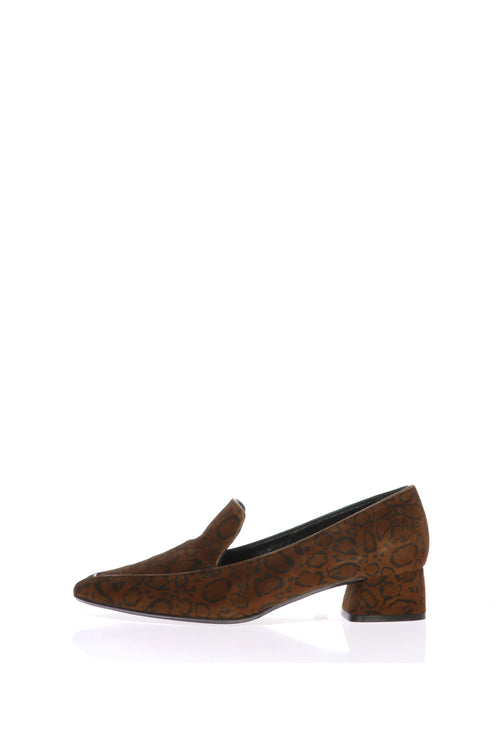 Mocassino leopardato con tacco basso n 42 43 44  Melluso V5320 - 1